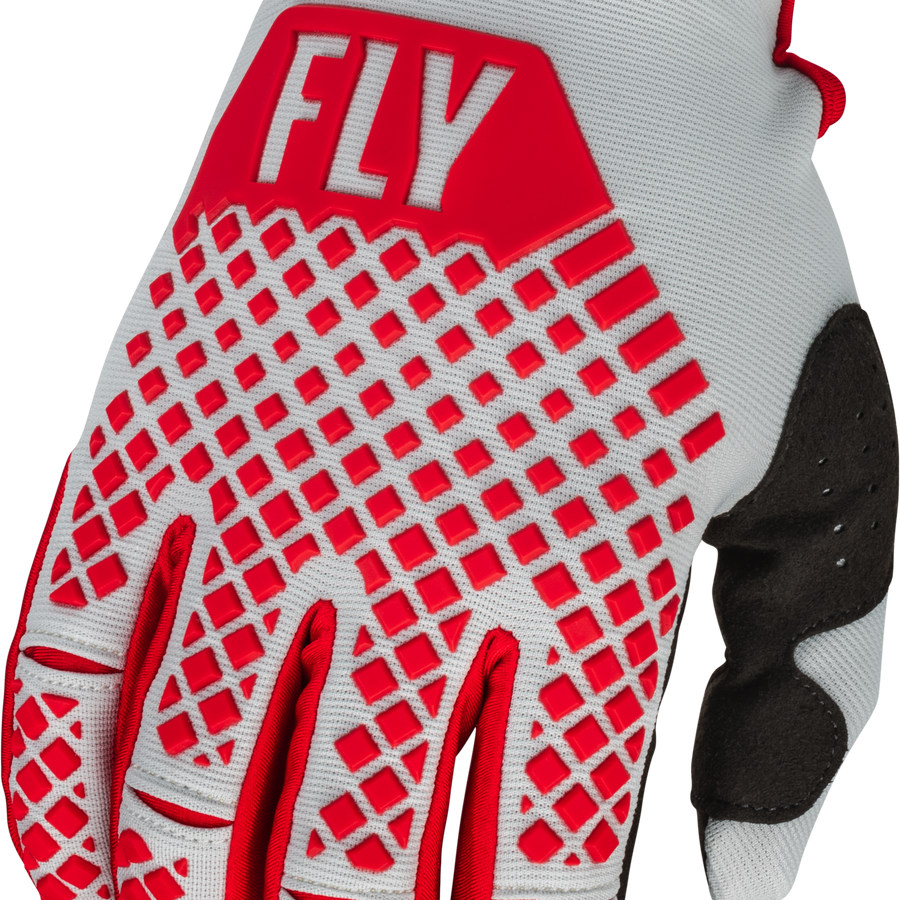 YOUTH KINETIC GLOVES RED/GREY YM