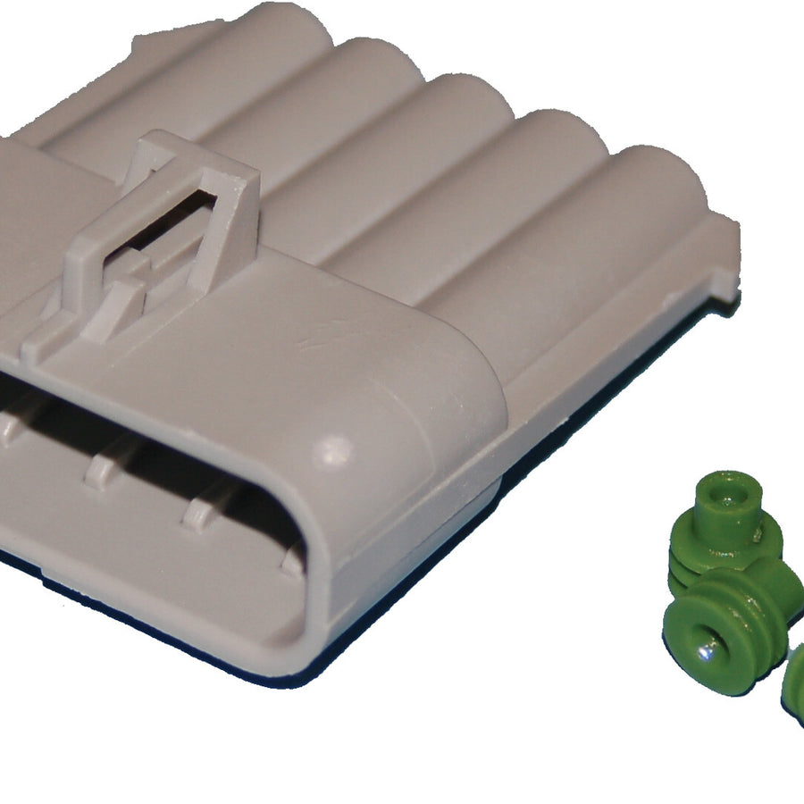 DELPHI-PACKARD WEATHERPACK 5-WIRE MALE CONNECTOR
