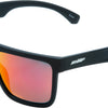 THE DON SUNGLASS MT BLK / RED MIRROR