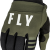 YOUTH F-16 GLOVES OLIVE GREEN/BLACK YL