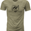 FLY ZOOM TEE LIGHT OLIVE SM
