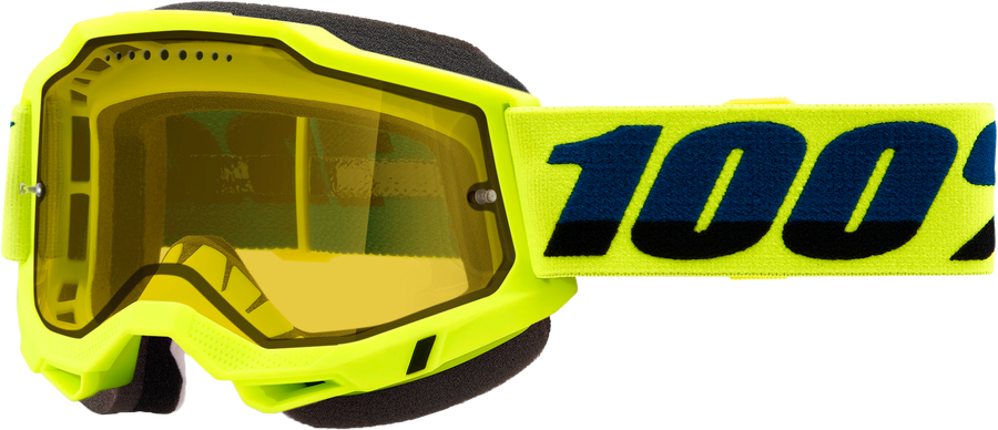 Accuri 2 Snowmobile Goggle Fluo Yellow Yellow Lens