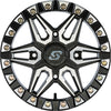 Split 6 Bdlk Wheel 15x6 4/156 5+1 (+38mm) Blk/Machined