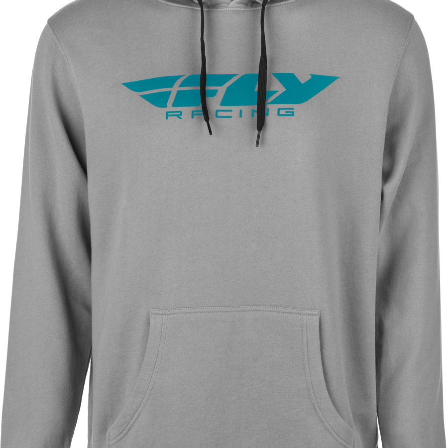 FLY CORPORATE PULLOVER HOODIE GREY/BLUE MD