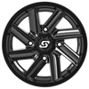 Chopper Wheel 14x7 4/156 4+3 (+5mm) Black