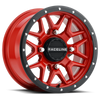 Krank Wheel 14x7 4/110 5+2 (+10mm) Blk/Red