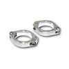 Cnc Fork Clamps 42 43mm Pair Chrome