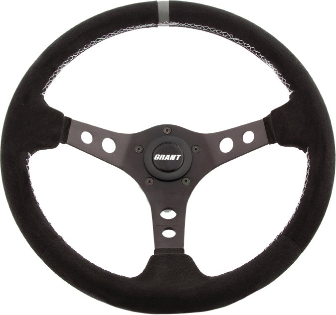 Suede Series Steering Wheel Black/Grey