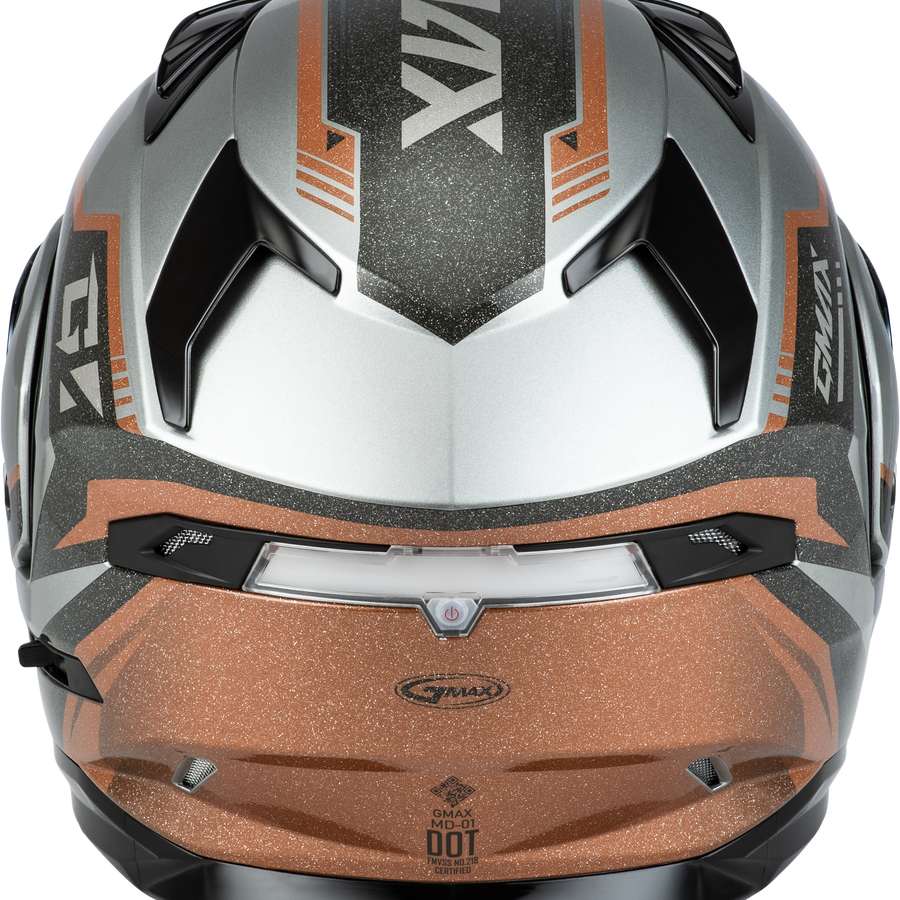 Md 01 Volta Helmet Grey/Black/Copper Metallic 3x