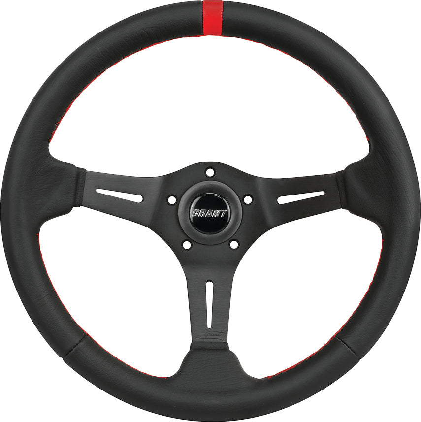 R&P Steering Wheel Black Leather