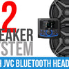 2 Speaker Plug And Play Kit With Jvc Mr1 Receiver