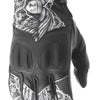 Women's Vixen Gloves Black/White Lace 2x