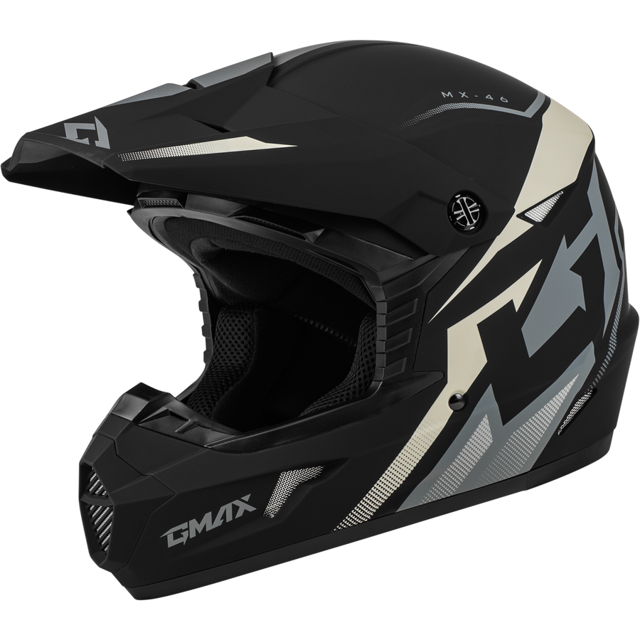 Mx 46 Compound Helmet Matte Black/Grey/White Xl
