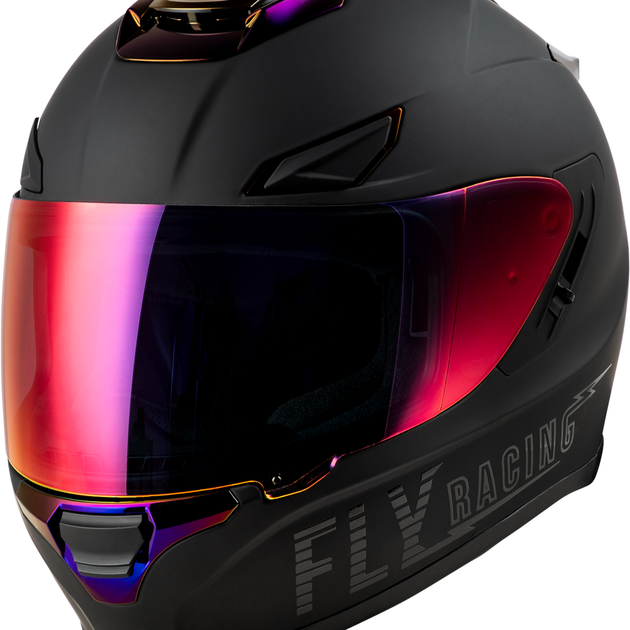 Sentinel Recon Helmet Matte Black/Purple Chrome 2x