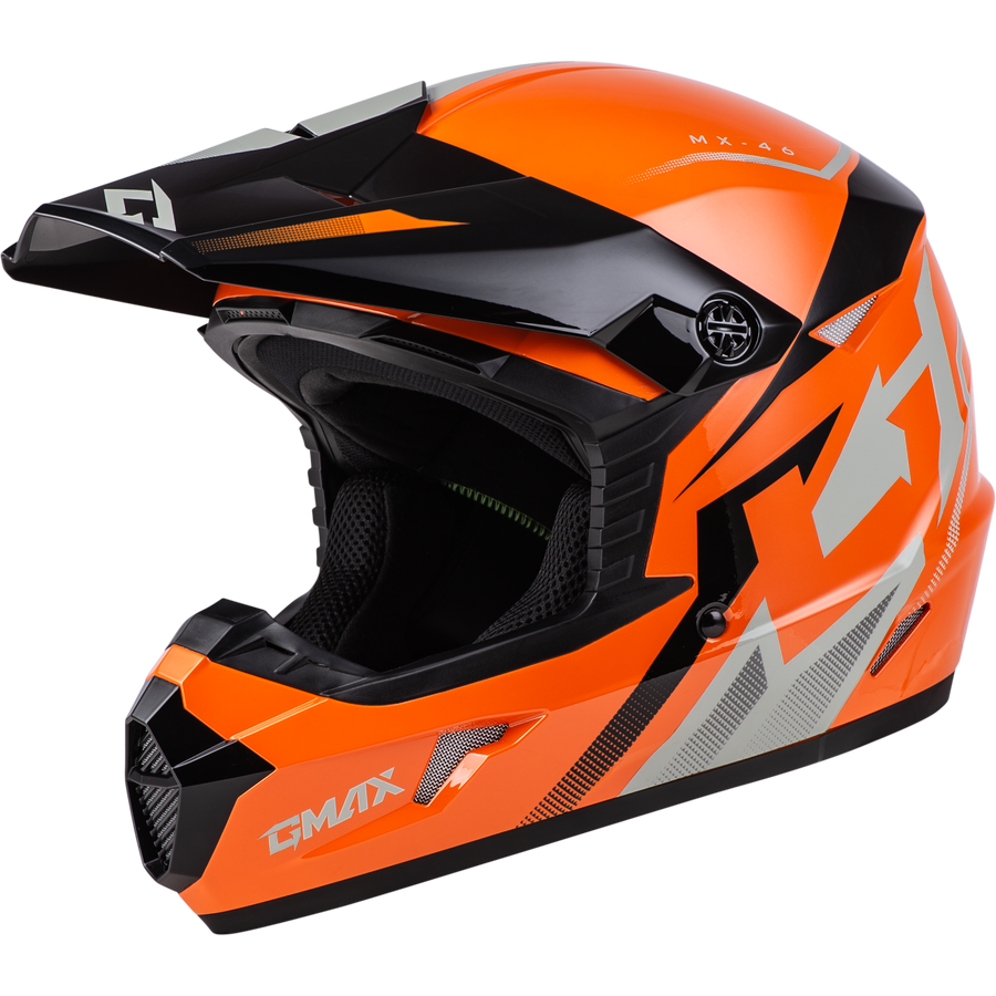 Mx 46 Compound Helmet Orange/Black/Grey Xl