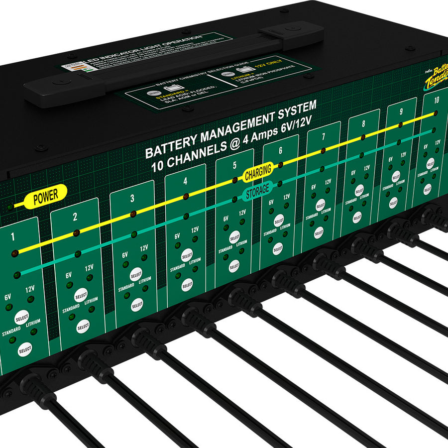 10 BANK BATTERY CHARGER